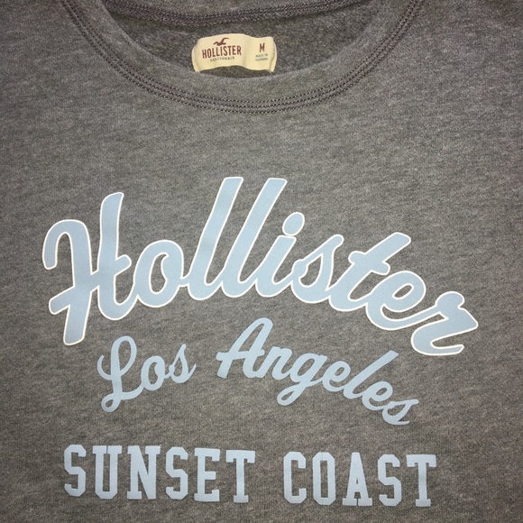 Grey Hollister Crewneck Sweater - Picture 3 of 3